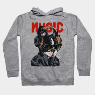 Pug Music Hoodie